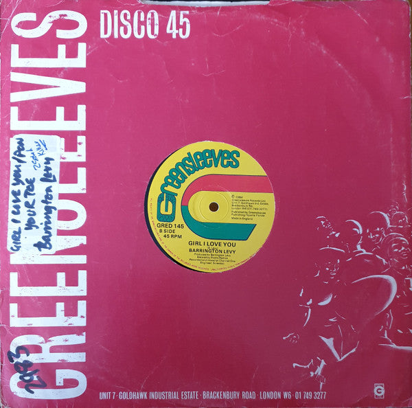 Barrington Levy : Pon Your Toe (12")