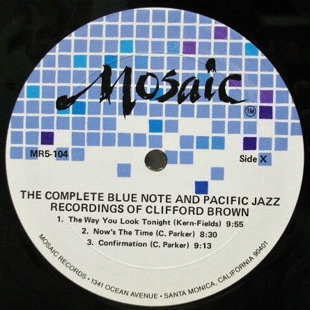 Clifford Brown ~ The Complete Blue Note And Pacific Jazz Recordings Of Clifford Brown (Vinyl) - Djungel & Jazz