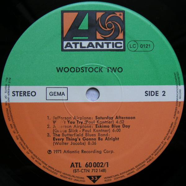 Various ~ Woodstock Two (Vinyl) - Djungel & Jazz