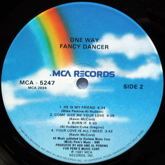 One Way ~ Fancy Dancer (Vinyl) - Djungel & Jazz