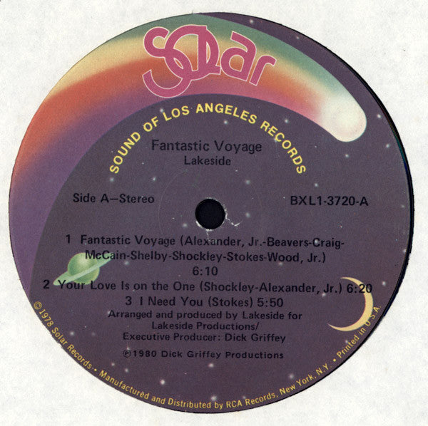 Lakeside ~ Fantastic Voyage (Vinyl) - Djungel & Jazz