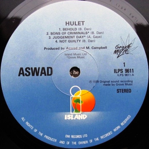 Aswad : Hulet (LP, Album, RE)