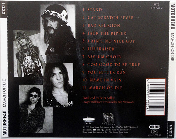 Motörhead ~ March Ör Die (Vinyl) - Djungel & Jazz