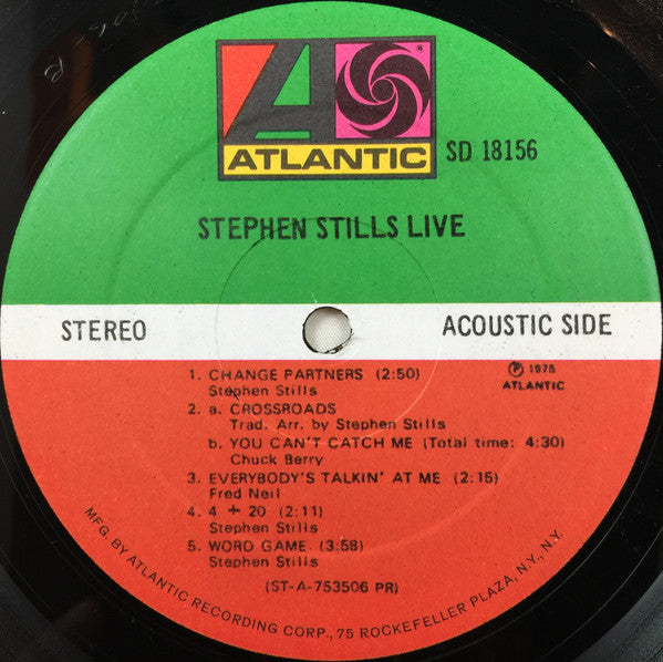 Stephen Stills ~ Stephen Stills Live (Vinyl) - Djungel & Jazz