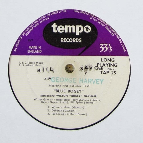 Wilton Gaynair ~ Blue Bogey (Vinyl) - Djungel & Jazz