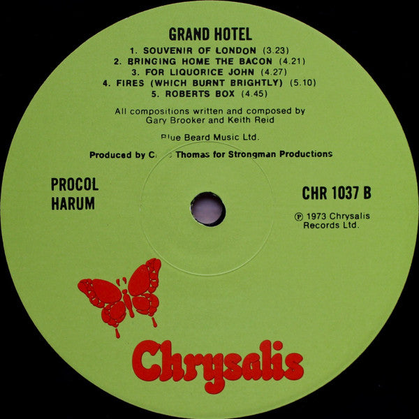 Procol Harum ~ Grand Hotel (Vinyl) - Djungel & Jazz
