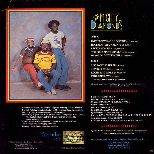 The Mighty Diamonds : The Roots Is There (LP, Album)