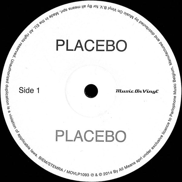 Placebo ~ Placebo (Vinyl) - Djungel & Jazz
