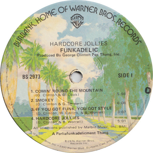 Funkadelic ~ Hardcore Jollies (Vinyl) - Djungel & Jazz