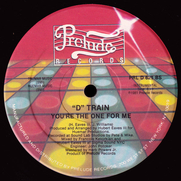 D-Train ~ You're The One For Me (Vinyl) - Djungel & Jazz