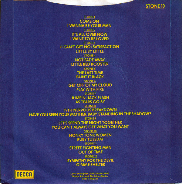 The Rolling Stones ~ Honky Tonk Women / Ruby Tuesday (Vinyl) - Djungel & Jazz