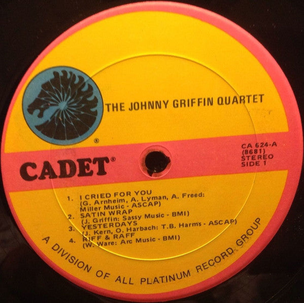 The Johnny Griffin Quartet ~ Johnny Griffin (Vinyl) - Djungel & Jazz