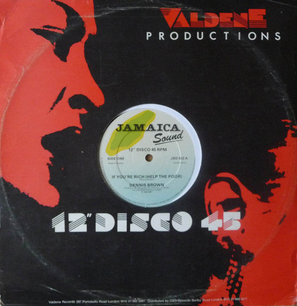 Dennis Brown / W.L.S. Band : If You're Rich (Help The Poor) / Chanell (12", Single)