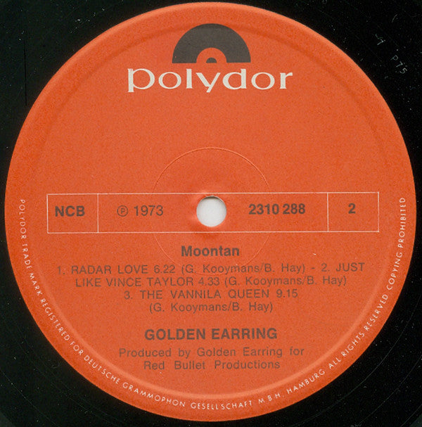 Golden Earring : Moontan (LP, Album)