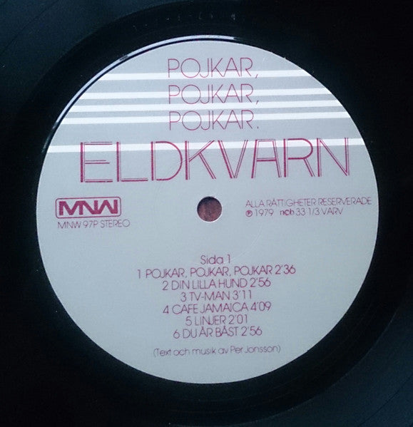Eldkvarn ~ Pojkar, Pojkar, Pojkar (Vinyl) - Djungel & Jazz