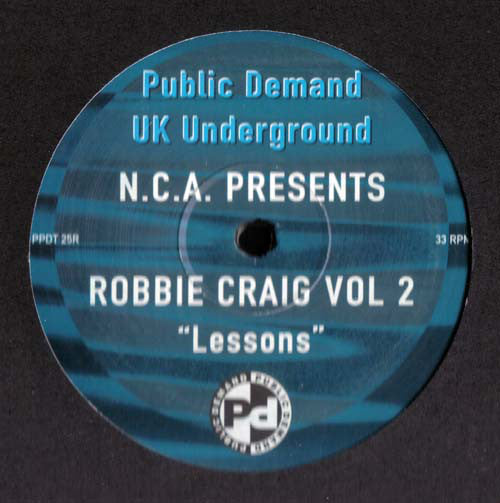NCA Presents Robbie Craig : Vol. 2 "Lessons" (12")