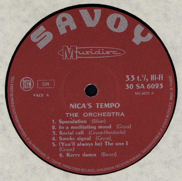 The Orchestra And The Quartet Of Gigi Gryce ~ Nica's Tempo (Vinyl) - Djungel & Jazz