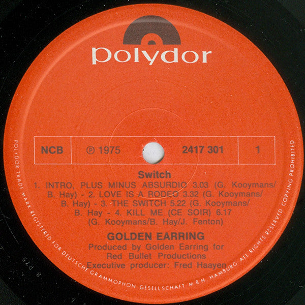 Golden Earring ~ Switch (Vinyl) - Djungel & Jazz