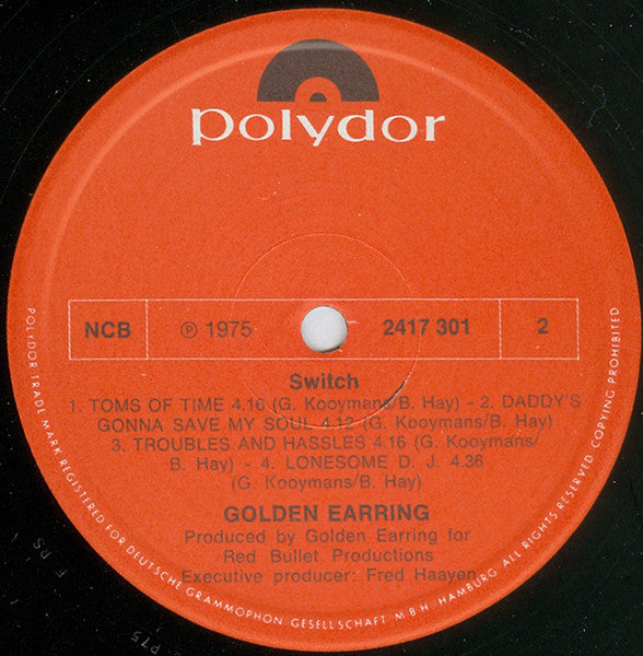 Golden Earring ~ Switch (Vinyl) - Djungel & Jazz