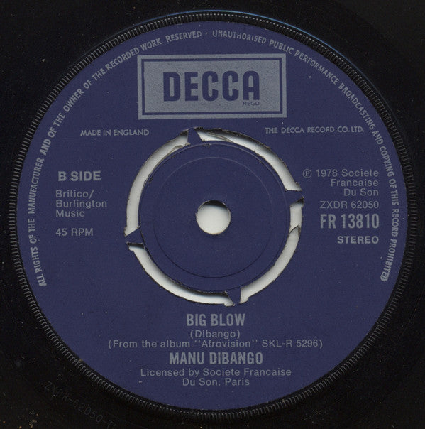 Manu Dibango ~ Sun Explosion (Vinyl) - Djungel & Jazz