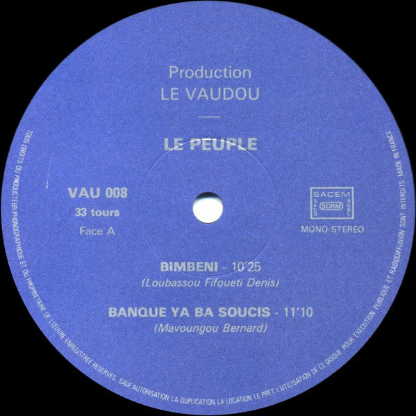 Orchestre Le Peuple ~ Le Peuple (Vinyl) - Djungel & Jazz
