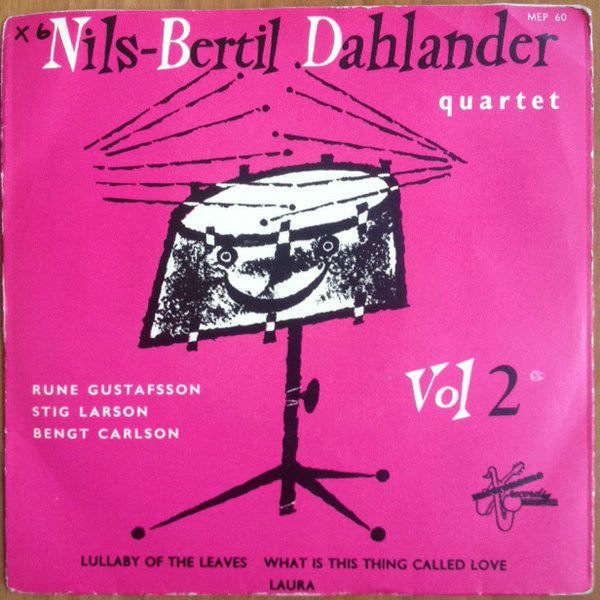 Nils-Bertil Dahlander Quartet ~ Vol. 2 (Vinyl) - Djungel & Jazz