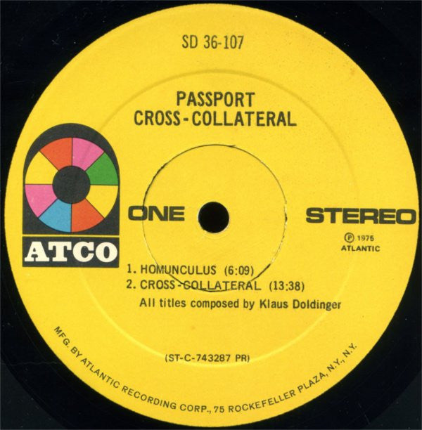 Passport ~ Cross-Collateral (Vinyl) - Djungel & Jazz