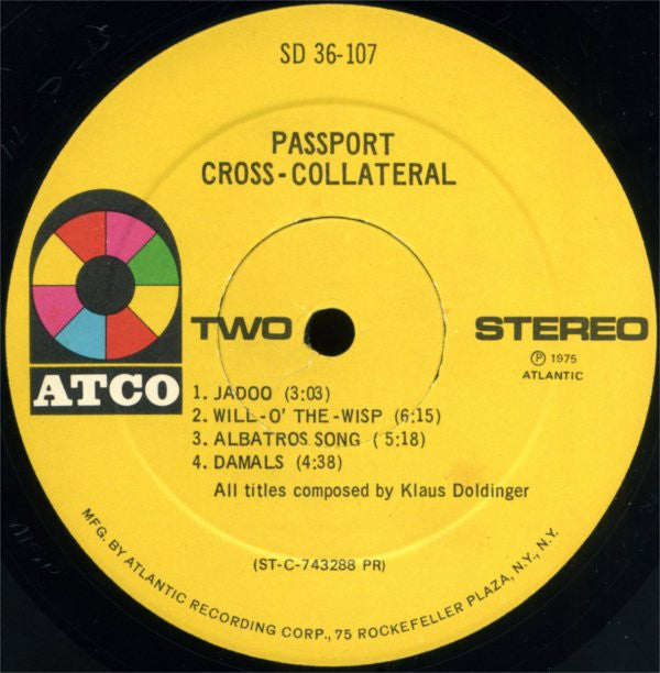 Passport ~ Cross-Collateral (Vinyl) - Djungel & Jazz