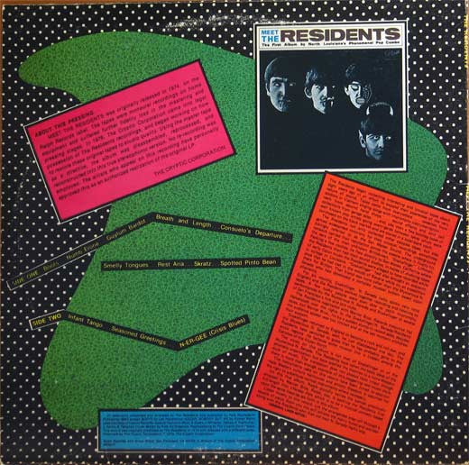 The Residents ~ Meet The Residents (Vinyl) - Djungel & Jazz