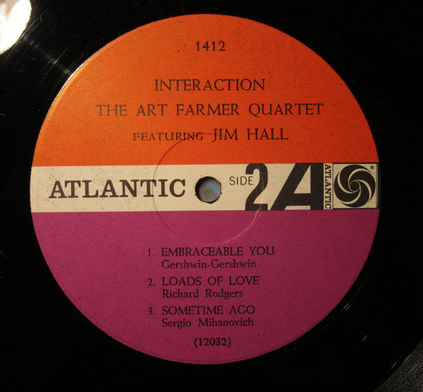 Art Farmer Quartet Featuring Jim Hall : Interaction (LP, Album, Mono)
