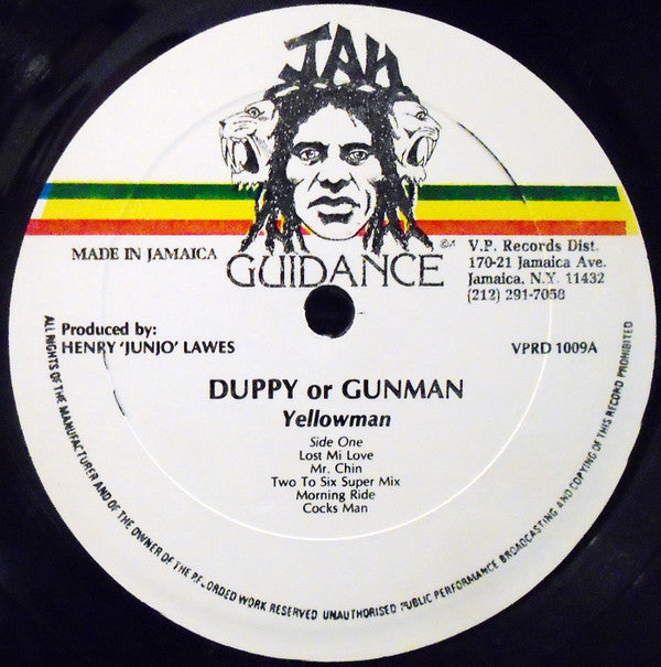 Yellowman : Duppy Or Gunman (LP, Album)