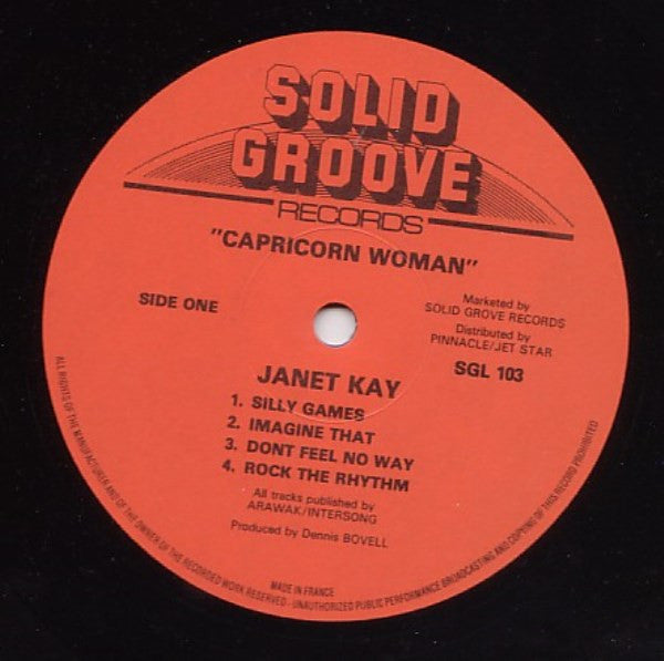 Janet Kay : Capricorn Woman (LP, Album)