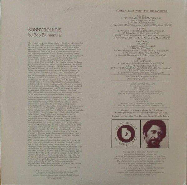 Sonny Rollins : More From The Vanguard (2xLP, Mono)