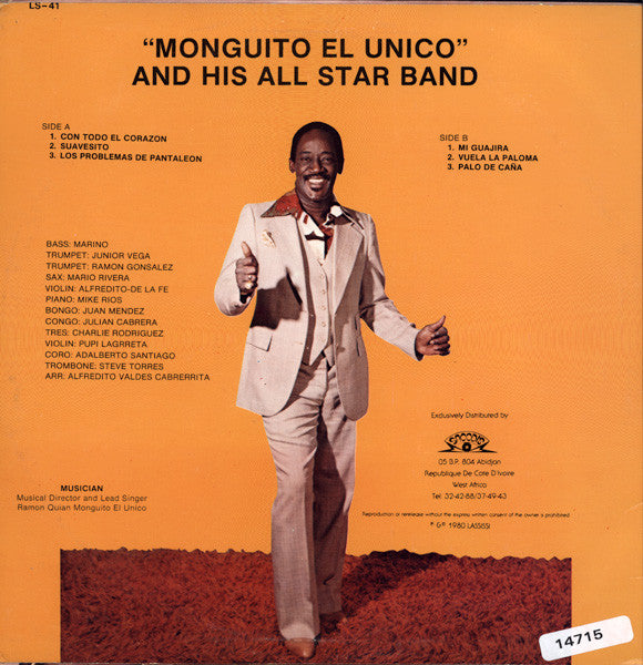Monguito El Unico And His All Star Band ~ Algo Diferente (Vinyl) - Djungel & Jazz