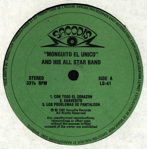 Monguito El Unico And His All Star Band ~ Algo Diferente (Vinyl) - Djungel & Jazz