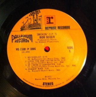 Bob Seger ~ Smokin' O.P.'S (Vinyl) - Djungel & Jazz