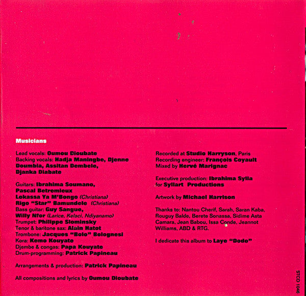 Oumou Dioubate ~ Lancey (Vinyl) - Djungel & Jazz