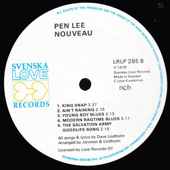 Pen Lee ~ Nouveau (Vinyl) - Djungel & Jazz