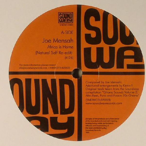 Joe Mensah / Oscar Sulley : Africa Is Home / Olufeme (12", Single, Hea)