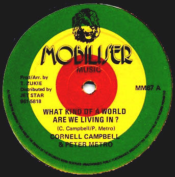 Cornell Campbell & Peter Metro : What Kind Of World Are We Living In ? (12")