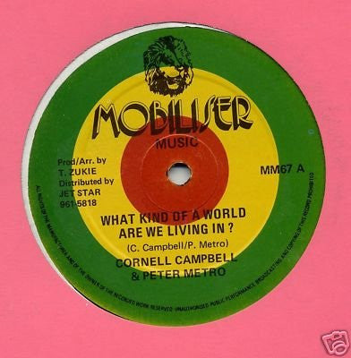 Cornell Campbell & Peter Metro : What Kind Of World Are We Living In ? (12")