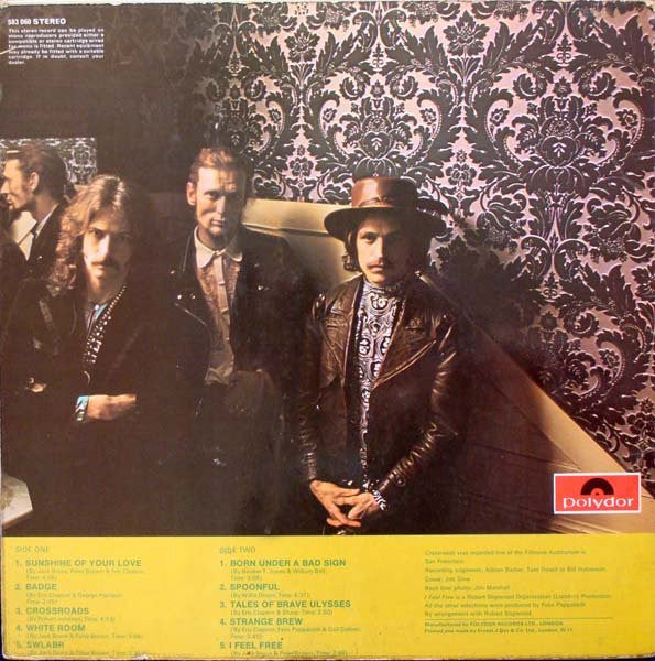 Cream ~ Best Of Cream (Vinyl) - Djungel & Jazz