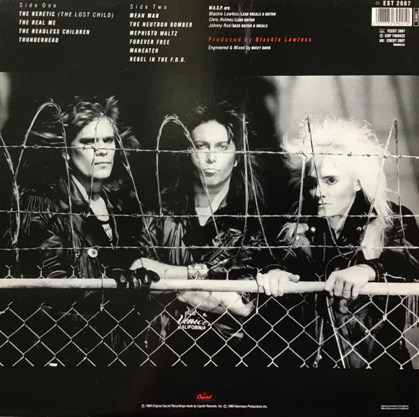 W.A.S.P. ~ The Headless Children (Vinyl) - Djungel & Jazz