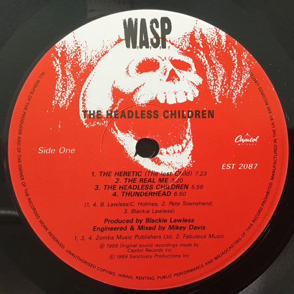 W.A.S.P. ~ The Headless Children (Vinyl) - Djungel & Jazz