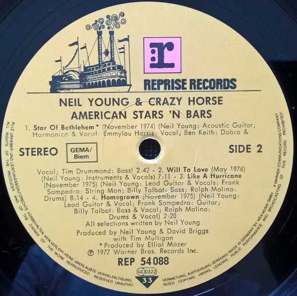 Neil Young ~ American Stars 'n Bars (Vinyl) - Djungel & Jazz