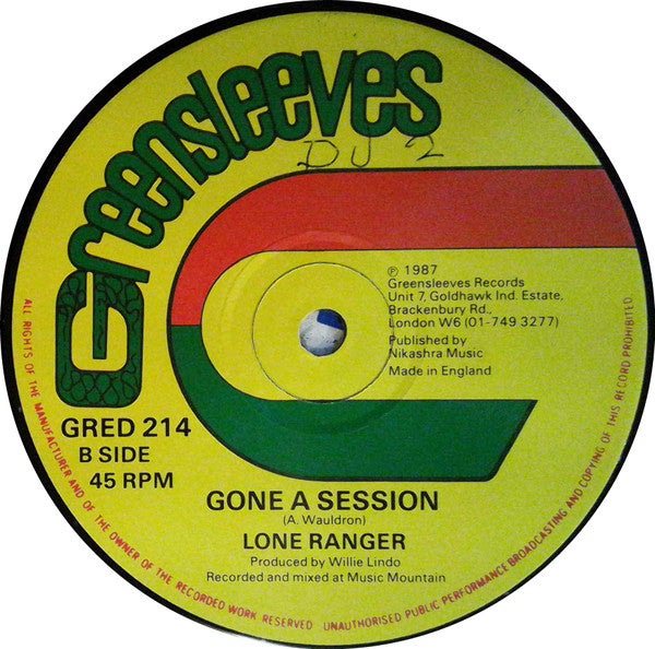 Peter Metro, Lone Ranger : Nu Sell Yuself / Gone A Session (12")