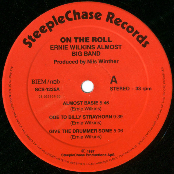 Ernie Wilkins Almost Big Band ~ On The Roll (Vinyl) - Djungel & Jazz