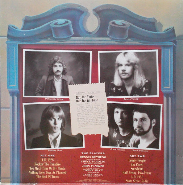 Styx ~ Paradise Theatre (Vinyl) - Djungel & Jazz
