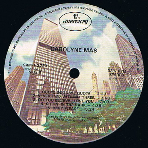 Carolyne Mas ~ Carolyne Mas (Vinyl) - Djungel & Jazz