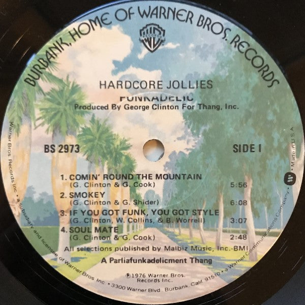 Funkadelic : Hardcore Jollies (LP, Album, M/Print, Jac)